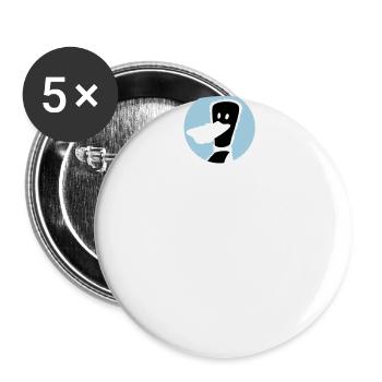 VAL BLAUEENTE LOGO 3 - Buttons groß 56 mm (5er Pack) - Weiß - Vorne