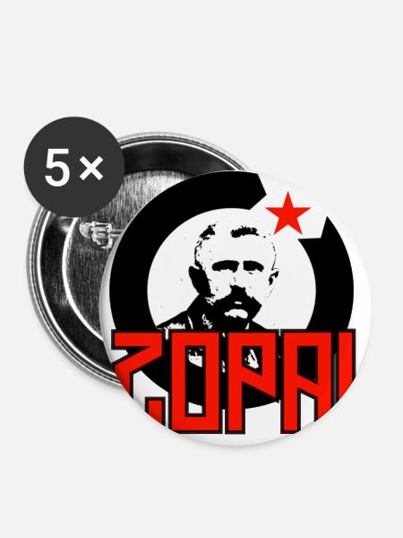 Zopa! - Buttons groß 56 mm (5er Pack) - Weiß
