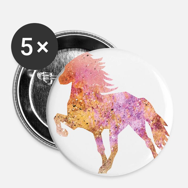Tölter "Splash" - Buttons large 2.2''/56 mm (5-pack) - white