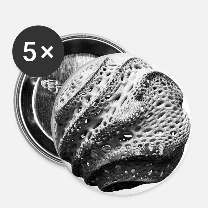 Tissue - Buttons large 2.2''/56 mm (5-pack) - white