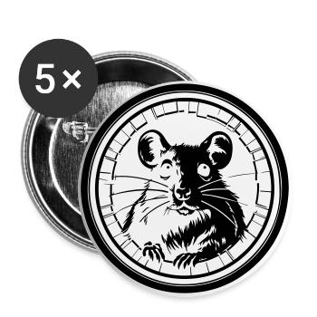 mouse - Buttons large 2.2''/56 mm (5-pack) - white - Front