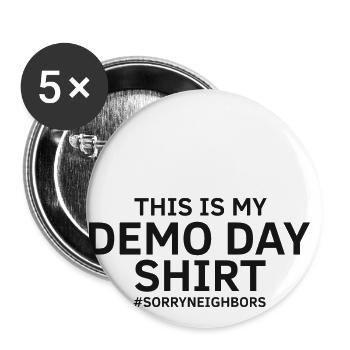 House Demolition and Renovation Design - Buttons large 2.2''/56 mm (5-pack) - white - Front