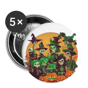 ObscuraNight A Night of Ghostly Extravaganza - Buttons large 2.2''/56 mm (5-pack) - white - Front