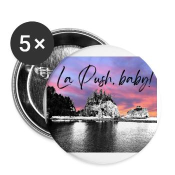 La Push, baby! Illustration - Buttons large 2.2''/56 mm (5-pack) - white - Front