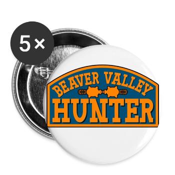 Beaver Valley Hunter Beaver Valley Hunter Men - Buttons large 2.2''/56 mm (5-pack) - white - Front