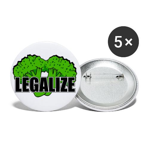 Legalize - Buttons groß 56 mm (5er Pack)