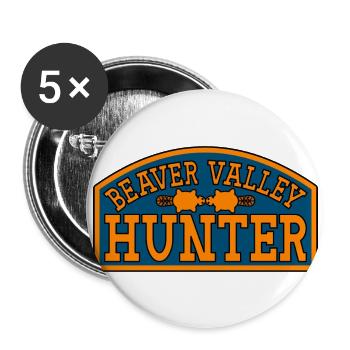 Beaver Valley Hunter Beaver Valley Hunter Men - Buttons large 2.2''/56 mm (5-pack) - white - Front