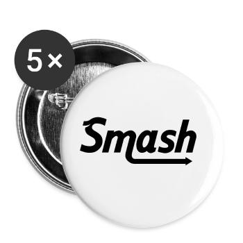 Smash Youth Word 2022 (Garantie du prix le plus bas) - Lot de 5 grands badges (56 mm) - blanc - Devant