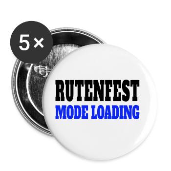 Rutenfest Mode Loading Ravensburg - Buttons groß 56 mm (5er Pack) - Weiß - Vorne