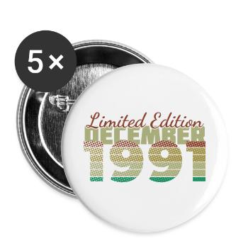 33e anniversaire Édition limitée (SCR) 12/1991 - Lot de 5 grands badges (56 mm) - blanc - Devant