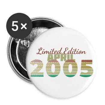 20e anniversaire édition limitée (SCR) 04/2005 - Lot de 5 grands badges (56 mm) - blanc - Devant