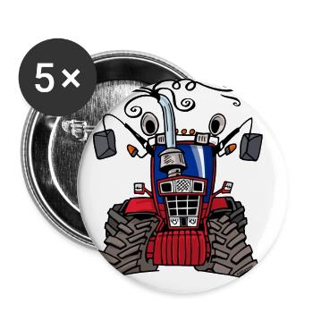 0242 IH1255XL - Buttons groß 56 mm (5er Pack) - Weiß - Vorne