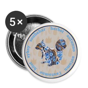 autumn 57 e 262 - Buttons large 2.2''/56 mm (5-pack) - white - Front