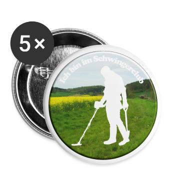 Il n’y a rien d’offensant à propos d’un oscillateur de détecteur - Lot de 5 grands badges (56 mm) - blanc - Devant