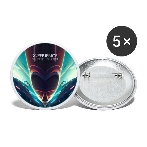 X-Perience - DiscOne - Buttons groß 56 mm (5er Pack)