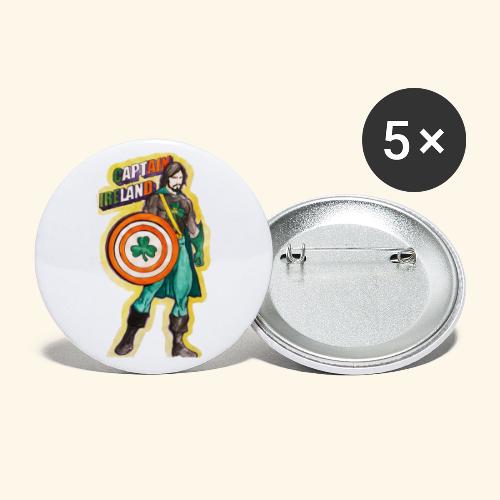 CAPTAIN IRELAND AYHT - Buttons large 2.2''/56 mm (5-pack)