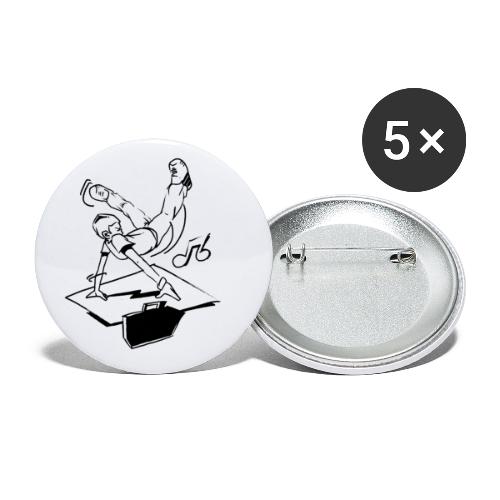 Breakdancing handstand - Buttons/Badges stor, 56 mm (5-pack)
