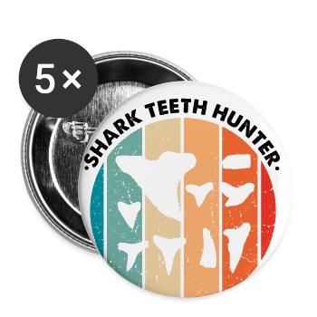 Paleontologist Designs Fossil Hunter Student - Buttons large 2.2''/56 mm (5-pack) - white - Front