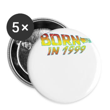 1999 Birthday Born in Back to Future - Buttons large 2.2''/56 mm (5-pack) - white - Front