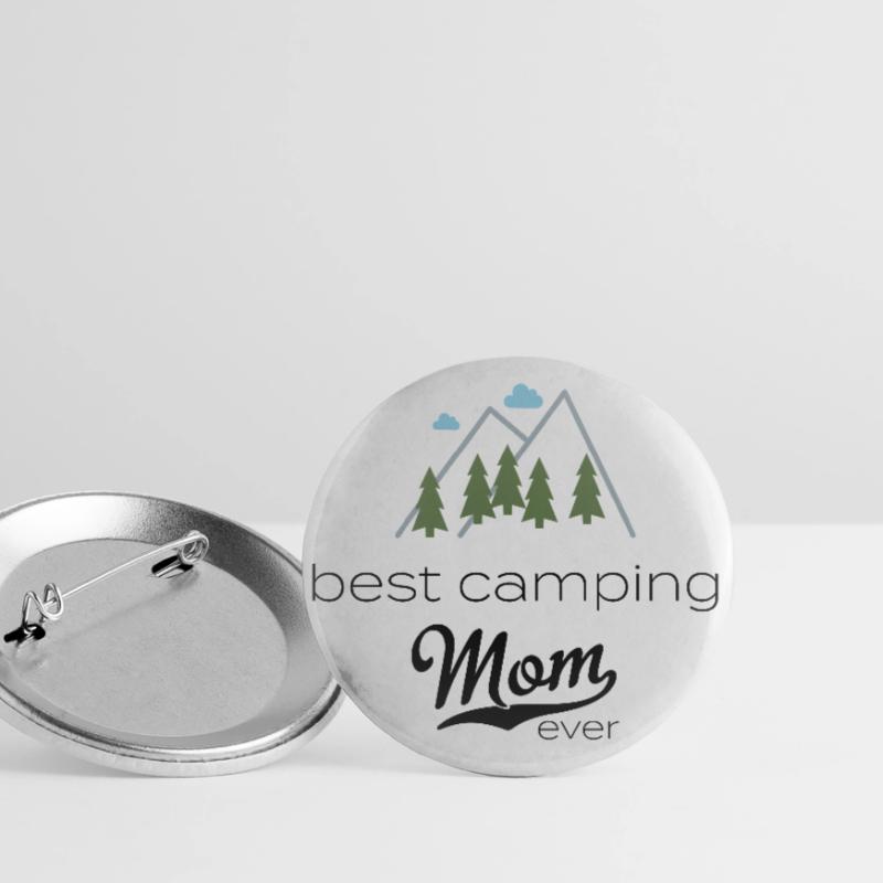 Campeurs Lot de 5 grands badges (56 mm)