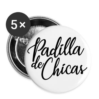 Padilla de Chicas Bride's Gang Bridesmaid Wedding - Buttons large 2.2''/56 mm (5-pack) - white - Front