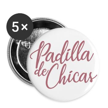 Padilla de Chicas Bride's Gang Bridesmaid Wedding - Buttons large 2.2''/56 mm (5-pack) - white - Front