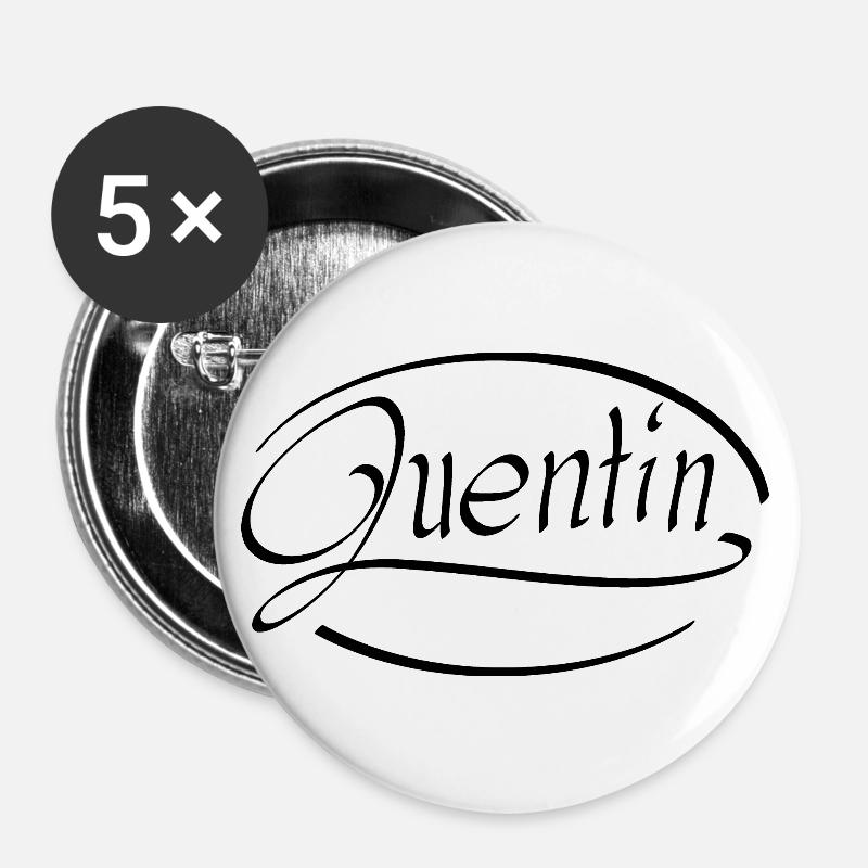 Quentin - Buttons large 2.2''/56 mm (5-pack) - white