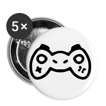 Controller Gamer Zocker Konsole Zocken - Buttons groß 56 mm (5er Pack) - Weiß - Vorne