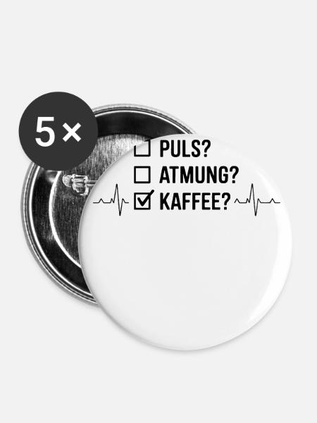 Rettungssanitäter Geschenk Krankenwagen Fahren - Buttons groß 56 mm (5er Pack) - Weiß