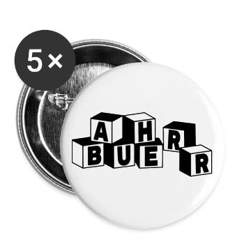 Builder Shirt Builder Gift Idea - Buttons large 2.2''/56 mm (5-pack) - white - Front