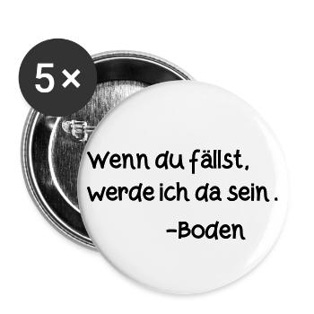 Für dich da sein - Buttons groß 56 mm (5er Pack) - Weiß - Vorne