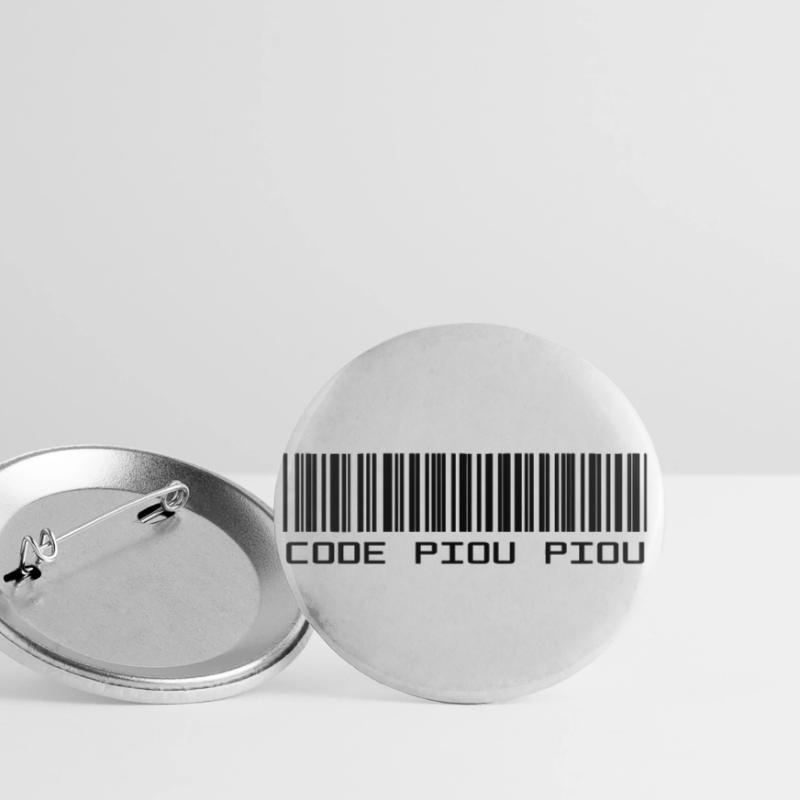 PIOU PIOU CODE Buttons large 2.2''/56 mm (5-pack)