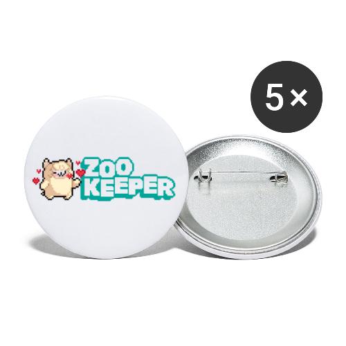 ZooKeeper Love - Buttons large 2.2''/56 mm (5-pack)