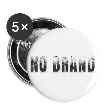 KEINE MARKE - URBANER STIL - Buttons groß 56 mm (5er Pack) - Weiß - Vorne