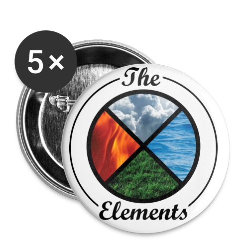 Elements Buttons 56mm - Przypinka duża 56 mm (pakiet 5 szt.)