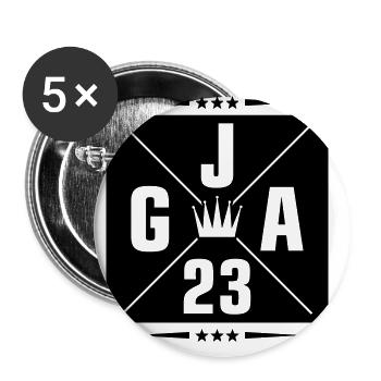 Jga 2023 Junggesellenabschied - Buttons groß 56 mm (5er Pack) - Weiß - Vorne