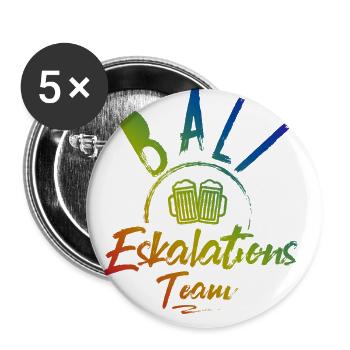 Bali Escalation - Buttons large 2.2''/56 mm (5-pack) - white - Front