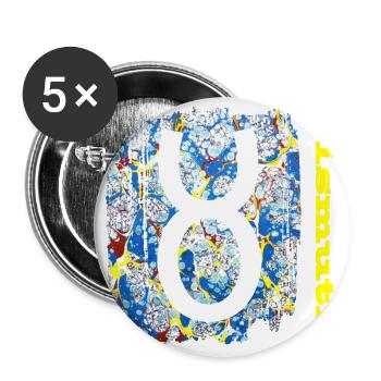 bismuth e 205 - Buttons large 2.2''/56 mm (5-pack) - white - Front