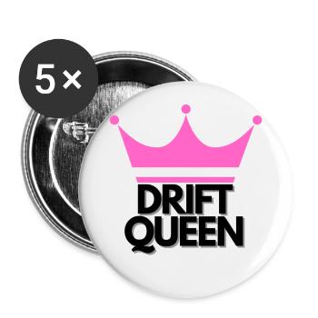 Drift Monde DRIFT QUEEN femmes - Lot de 5 grands badges (56 mm) - blanc - Devant