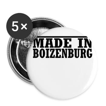 Boizenburg - Buttons groß 56 mm (5er Pack) - Weiß - Vorne