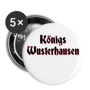Königs wusterhausen - Buttons groß 56 mm (5er Pack) - Weiß - Vorne