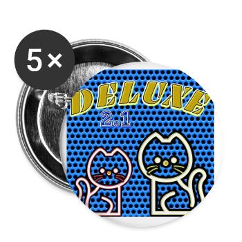 Deluxe 2.1 - Image - 2023 - Buttons large 2.2''/56 mm (5-pack) - white - Front