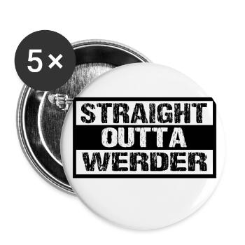 Werder - Buttons groß 56 mm (5er Pack) - Weiß - Vorne