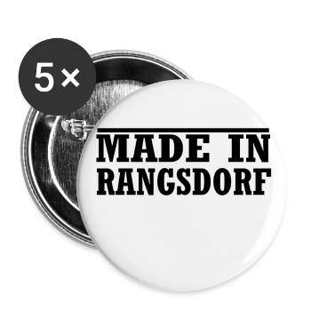Rangsdorf - Buttons groß 56 mm (5er Pack) - Weiß - Vorne
