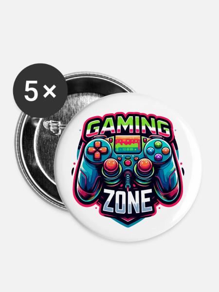 Gaming Zone - Controller Illustration - Buttons groß 56 mm (5er Pack) - Weiß