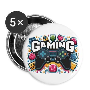 Gaming - Controllers - Buttons large 2.2''/56 mm (5-pack) - white - Front