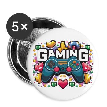 Gaming - Controllers - Buttons large 2.2''/56 mm (5-pack) - white - Front