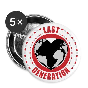 Last generation | Colors changeable - Buttons large 2.2''/56 mm (5-pack) - white - Front