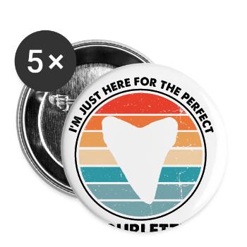 Fossil Archaeology Design Fossils Fossil Hunters - Buttons large 2.2''/56 mm (5-pack) - white - Front