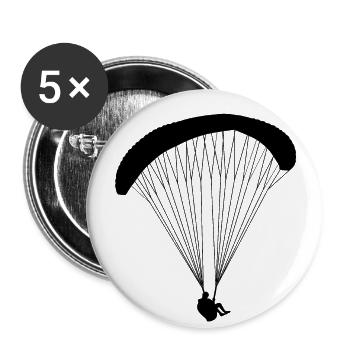 Paraglider - Buttons large 2.2''/56 mm (5-pack) - white - Front